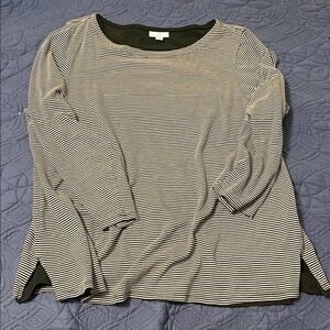 JJill striped top. Size XL